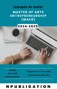 MAER | Master of Arts ENTREPRENEURSHIP 2024-25