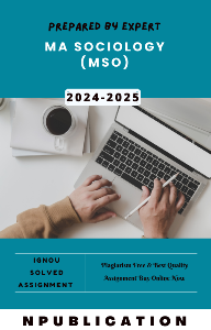 MSO | MA Sociology 2024-25