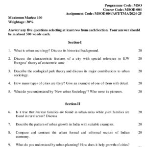 msoe-04 solved assignment 2024-25