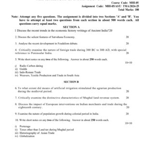 mhi-05 solved assignment 2024-25