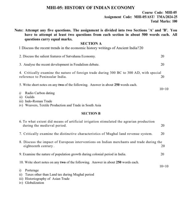 mhi-05 solved assignment 2024-25