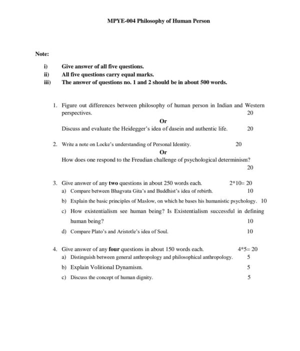 IGNOU MPYE-4 SOLVED ASSIGNMENT 2024-25