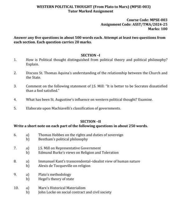 mpse-03 solved assignment 2024-25