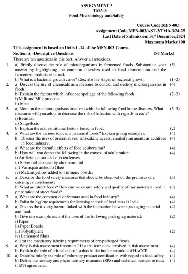 mfn-03 solved assignment 2024-25